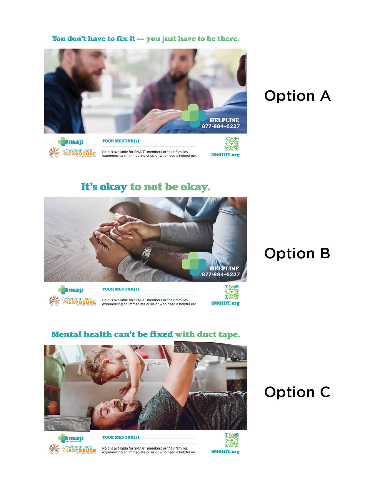 Landscape Helpline Posters (Digital)